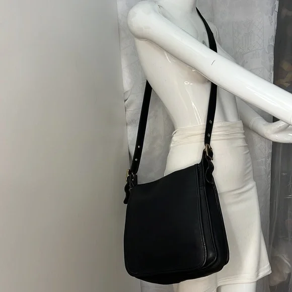 Coach Vintage Patricia’s Legacy Crossbody Black Leather Shoulder Bag - Picture 2 of 15